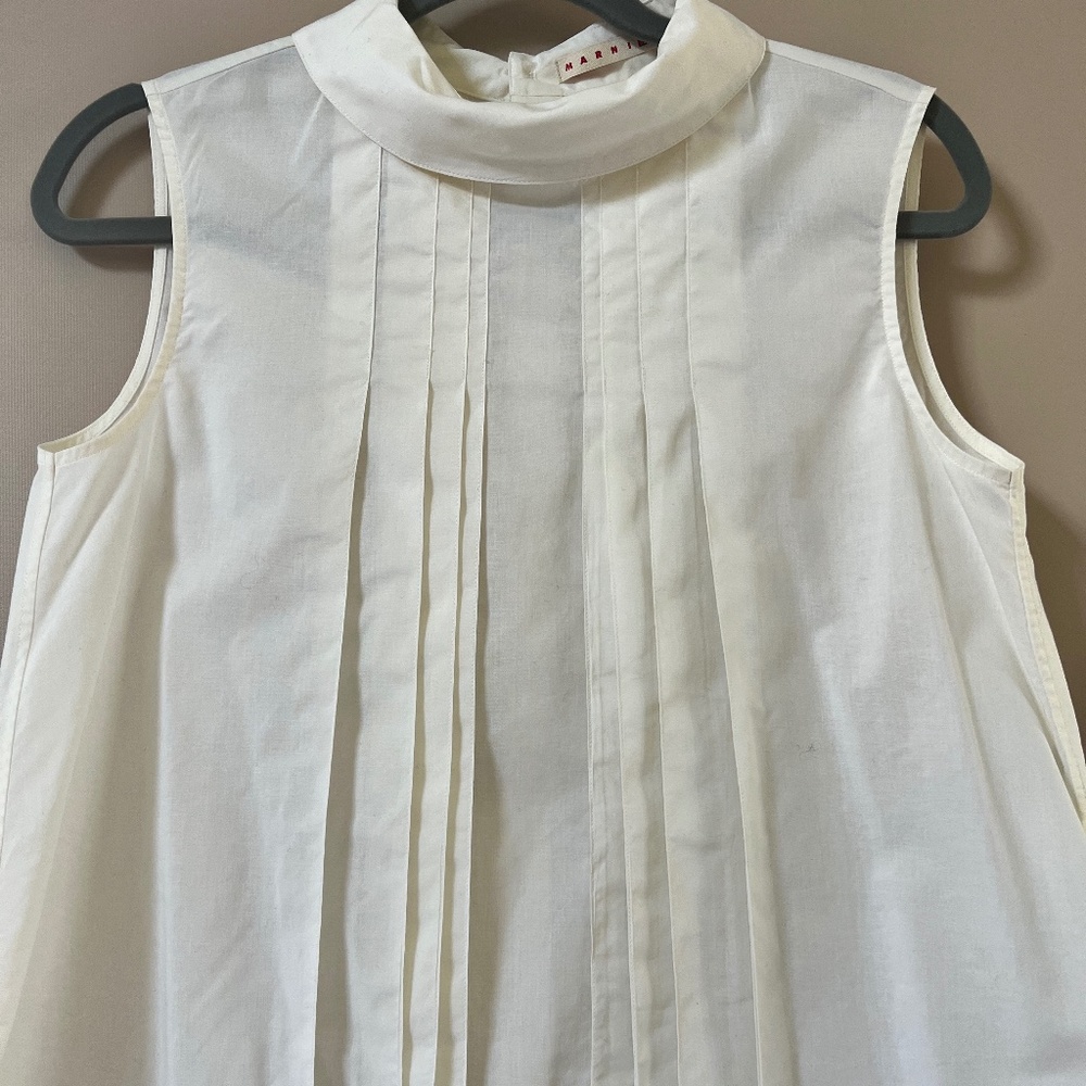 UNIQLO - MARNI - Cream Blouse - Size Small